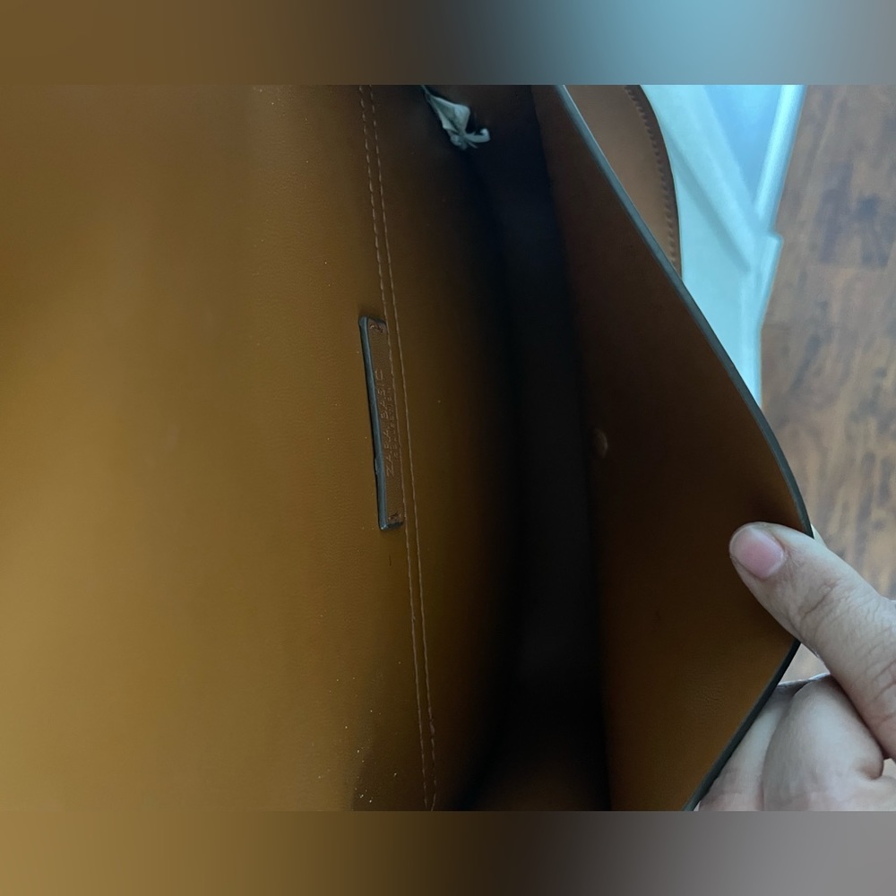 Zara Basic Collection Brown Cross Body - image 6